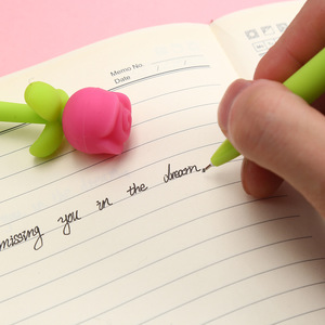 <span class=keywords><strong>Bolígrafo</strong></span> de silicona con diseño de flor de tulipán, suculenta y flor de colores, con logotipo personalizado, venta al por mayor, <span class=keywords><strong>bolígrafo</strong></span> de silicona con diseño de flor oscilante, bonito y neutral, ideal como premio. - Product Image 6