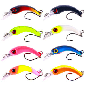 4CM 1.5G pesciolino leggero esca da <span class=keywords><strong>pesca</strong></span> esca dura minnow <span class=keywords><strong>esche</strong></span> <span class=keywords><strong>con</strong></span> ancorette <span class=keywords><strong>pesca</strong></span> <span class=keywords><strong>pesca</strong></span> nuovo tipo - Product Image 1