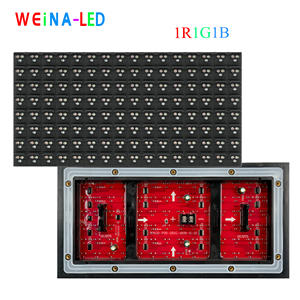 แผงไฟ LED กลางแจ้ง P20 กันน้ำระดับ IP65 ความสว่าง <span class=keywords><strong>9000cd</strong></span> รับประกัน 2 ปี สำหรับป้ายข้อมูลการจราจรในเมืองบนทางหลวง CMS - Product Image 1