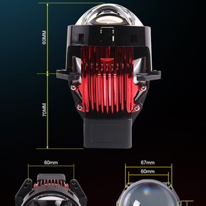 <b>LED</b> Projector Lens Hi Lo Laser Beam 65W 5500K 3.0 Inch Bi DC 9-16V LK7 Bi <b>Led</b> Laser Projector Headlight - Product Image 3