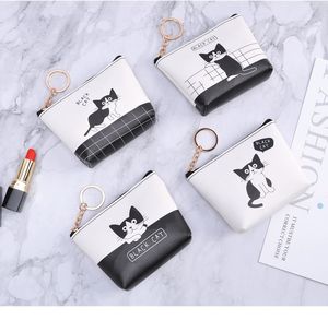 Tùy chỉnh phong cách cổ điển PU <span class=keywords><strong>Coin</strong></span> Purse Keychain Dây kéo đóng cửa dễ thương thời trang Quà Tặng Ví tái chế materia - Product Image 5