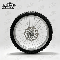 SKOAX Sur-Ron Light Bee X LBX Ensemble de roues argentées 19/16 pouces pour conduite tout-terrain, meilleure maniabilité, remplacement direct pour le marché secondaire