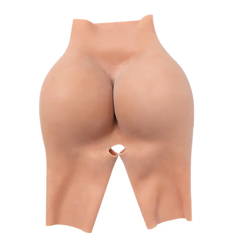 Design a lunga lunghezza in Silicone finto testa e fianchi realistici glutei esaltatore d'anca shapewear grandi dimensioni bum per le donne