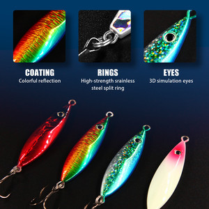 Señuelos de Pesca MISTER JIGGING, Señuelos de Pesca Lenta, Señuelos de Arrastre para Agua Salada, Señuelos de Metal, Cebo de Metal para Pesca - Product Image 4