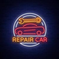 Enseigne néon pour garage de réparation automobile, décor LED personnalisé pour atelier automobile, magasin