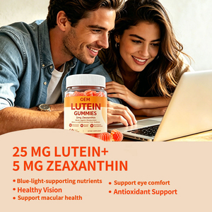 Fabricante <span class=keywords><strong>de</strong></span> Suplementos Personalizados, Gomitas <span class=keywords><strong>de</strong></span> Luteína para la Vista, Protegen la Retina, Alivian la Fatiga Ocular, Vitaminas al por Mayor para Adultos, Gomitas OEM - Product Image 2