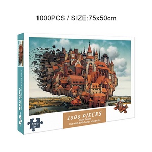 HARDWORK <span class=keywords><strong>Puzzle</strong></span> en carton personnalisé sur mesure 1000 pièces, thème <span class=keywords><strong>paysage</strong></span>, jeu pour adultes - Product Image 3