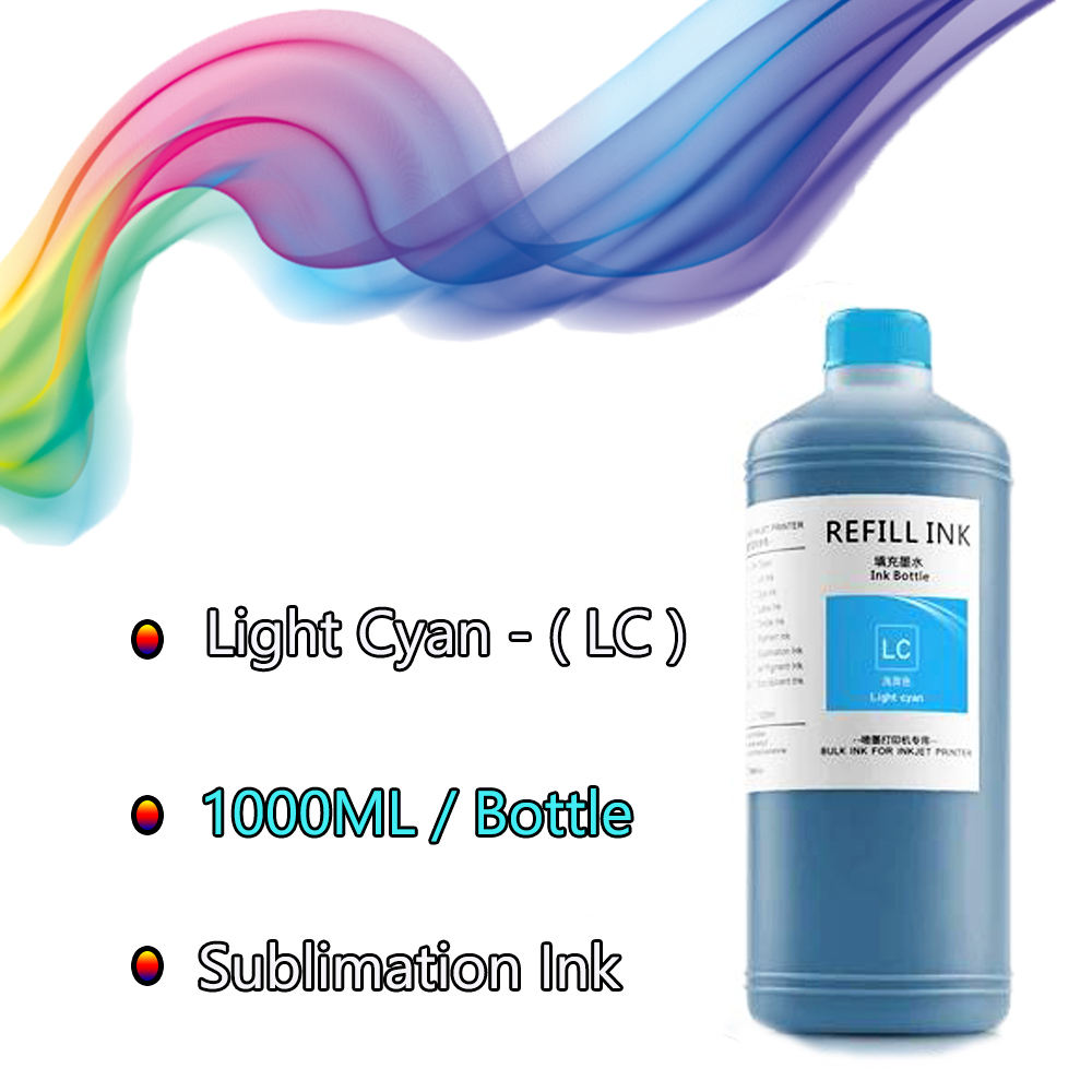 1 bouteille de Cyan clair