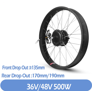 <span class=keywords><strong>Kit</strong></span> <span class=keywords><strong>de</strong></span> conversión <span class=keywords><strong>de</strong></span> bicicleta eléctrica <span class=keywords><strong>de</strong></span> neumáticos gordos 20*4,0 350W 48V Ebike <span class=keywords><strong>Kit</strong></span> <span class=keywords><strong>de</strong></span> cubo <span class=keywords><strong>de</strong></span> Motor <span class=keywords><strong>de</strong></span> reducción sin escobillas para ruedas delanteras y traseras - Product Image 6