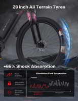 EU UK USA Bigfly C29 Ultra Vélo électrique 750W Vitesse 50KM/H 48V 15Ah Autonomie 50-60 KM Motocyclettes Scooters Vélo électrique