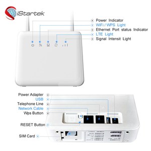 LTE 300mbps maison fente pour carte sim 4g 3g gsm <span class=keywords><strong>appel</strong></span> vocal routeur sans fil <span class=keywords><strong>volte</strong></span> avec ports rj11 - Product Image 3