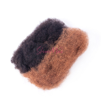 Cheveux humains brésiliens bruts non traités 100 % vierges, cuticules alignées, afro crépus en vrac pour tresses, torsades et dreadlocks