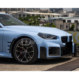 Embellecedor de guardabarros delantero de fibra de carbono seco estilo MP para BMW M2 G87 Side Spats - Product Image 4
