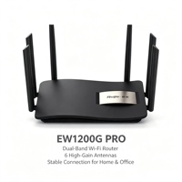 Router WiFi Gigabit Dual Band Ruijie EW1200G PRO AC1300 Grosir, 6 Antena, Full Mesh, RJ45 untuk Pemasok Grosir
