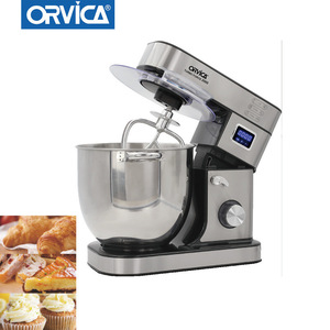 Batidora de Pedestal Orvica de 10L con Diseño de Cabezal Inclinable, Batidora Eléctrica de Cocina para Mezclar Masa y Repostería - Product Image 1