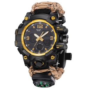 Dernière Montre de Survie Militaire Digitale Multifonctionnelle avec Hygromètre et Boussole pour Hommes - Product Image 6