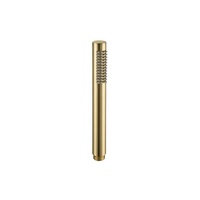 Robinet de douche thermostatique de luxe en laiton brossé et céramique à double poignée avec barre coulissante, ensemble de douche doré et noir pour salle de bain