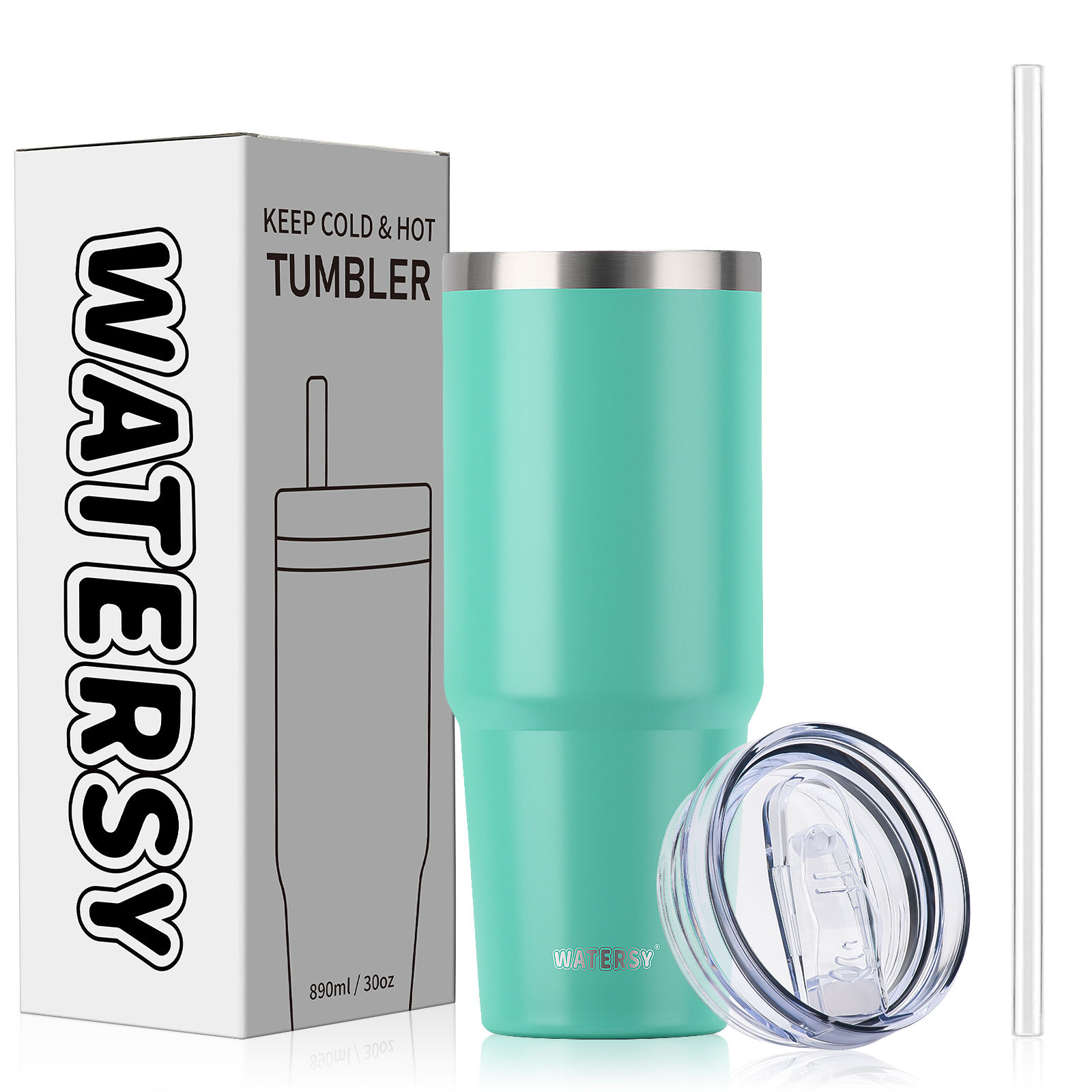 ท้องฟ้าสีฟ้าสีเขียว