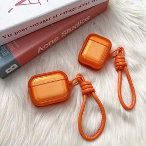 เหมาะสำหรับเคสป้องกันหูฟังแอปเปิ้ลแอร์พอดโปร 3 กรอบสีทึบโปร่งใส เคสหูฟังแบบนุ่มป้องกันการตกกระแทกแบบเต็มรูปแบบ - Product Image 3