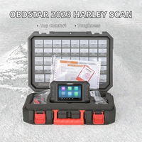OBDSTAR 2023 Model IScan Pemindai Diagnostik Sepeda Motor Harley Davidson Bertenaga Baterai 12V Mendukung Reset Lampu Servis Kunci