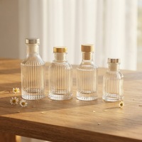 Flacon diffuseur de parfum en verre transparent de luxe, 30ml, 50ml, 100ml, vide, pour aromathérapie, parfum et fragrance - Grande Vente