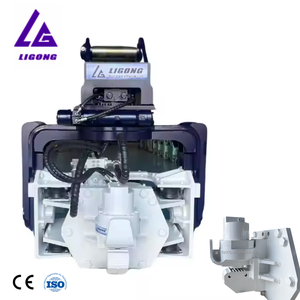 Ligong Merk 15-45 Ton Graafmachine Gebruikt Hydraulische Roterende Tegels Vibro Hamer, Plaatstapel Driver Voor 6-8M Damplaat - Product Image 4
