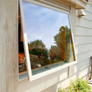 Lukliving norme australienne grande vue haute qualité types de drainage invisibles de fenêtres à auvent en verre à cadre en aluminium - Product Image 4
