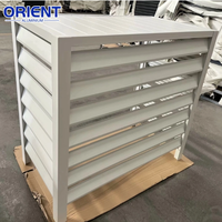 Maison Custom Made Split System Climatiseur Couvre Métal Décoratif Extérieur Ac Cover