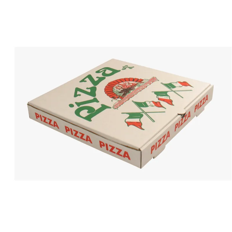 Caja de embalaje de comida para pizza, embalaje de 8, 10, 12, 16, 18 y 20 pulgadas, venta al por mayor de china KM
