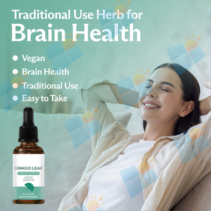 SUNI Integratore Liquido di Foglie di Ginkgo <span class=keywords><strong>Biloba</strong></span> Puro e Naturale a Marchio Privato per Cervello e Concentrazione, Estratto di Ginkgo Non OGM in Gocce - Product Image 4