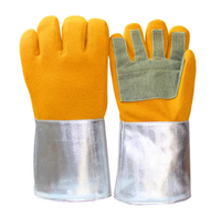 Gants Kevlar en mélange de fibres de carbone aramide résistants à la chaleur à haute température 1000 degrés Celsius résistants à la chaleur