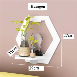 Étagère murale sans perçage pour le rangement, idéale pour le salon, la cuisine, la chambre, la décoration de la maison - Product Image 3