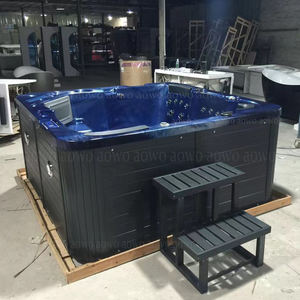 620 carré maison massage tente tube chaud extérieur spa piscine baignoire salle de paresseux jacu-zzier Hanssi nager spa famille conteneur utilisation - Product Image 5