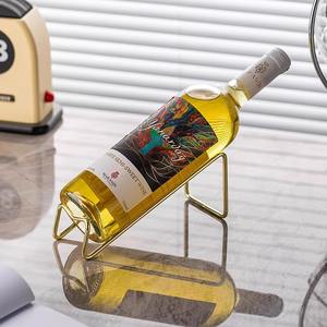 Estante para vinos Wanarday, soporte para botellas de 750 ml de alambre de hierro delgado para decoración del hogar y exhibición en fiestas - Product Image 2