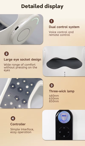 Dispositivo de Terapia de Luz Roja AQSHE M4LASER <span class=keywords><strong>4D</strong></span> 460 665 850 1064nm, Láser LED Médico para el Cuidado Facial de la Piel, Máscara Facial LED para Masaje - Product Image 3