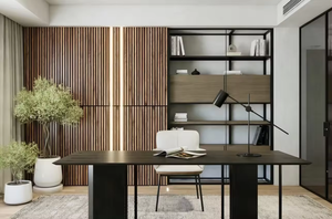 Lumière LED Panneau à lamelles Décoration intérieure Mur en <span class=keywords><strong>bois</strong></span> insonorisation Plafonnier LED - Product Image 6