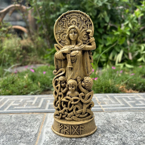 Statue en résine réaliste peinte à la main de la déesse Perséphone NSA09, décoration de la <span class=keywords><strong>mythologie</strong></span> grecque pour étagère, autel domestique, jardin extérieur - Product Image 2