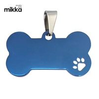 Collier et pendentif gravés personnalisés en acier inoxydable, pour animaux domestiques, Code QR, chien, identification des animaux de compagnie, en Aluminium, pour l'armée, à haute polissage
