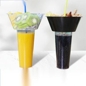 Internet Spot – tasse <span class=keywords><strong>de</strong></span> thé au lait jetable, jus <span class=keywords><strong>de</strong></span> café rouge, boisson à emporter, avec poulet frit et frites, plateau <span class=keywords><strong>de</strong></span> thé au lait - Product Image 2
