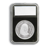 Étui de capsules en plastique transparent rectangulaire pour pièces de monnaie en argent de 1 OZ, médailles, pièces de monnaie en or, pièces de monnaie royales