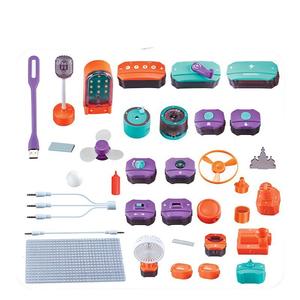 Kit d'expériences scientifiques et éducatives transfrontalières pour enfants : Blocs de construction de circuits DIY et jouets éducatifs pour petits essais scientifiques - Product Image 5