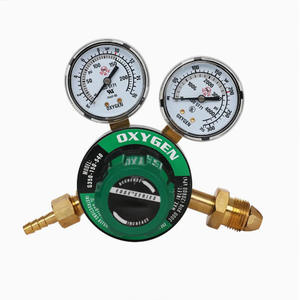 Reguladores de Presión de Oxígeno CGA540 y Acetileno CGA510 Estilo Americano, Kit de Soldadura y Corte ES250, Manómetro de Oxígeno, Válvula Reductora de Presión - Product Image 4