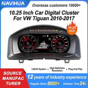 Navihua New Arrival LCD Screen Carplay Dashboard Auto <b>Speedometer</b> Virtual Cockpit <b>Car</b> Digital Cluster <b>for</b> VW Tiguan 2010-2017 - Product Image 2