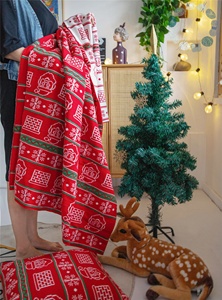 TT-Manta de estilo nórdico para decoración del hogar, edredón de estilo nórdico, ideal para regalo de Navidad - Product Image 2