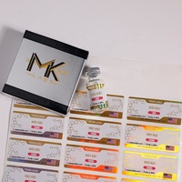 Ensemble de luxe d'étiquettes et de boîtes en papier pour petites bouteilles, avec logo personnalisé, design premium, étiquettes et boîtes en vinyle pour petites bouteilles