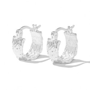 Dylam Daily Wear Unique Exclusive Design Fine Fashion Sterling <b>Silver</b> Hoop <b>Clip</b>-on Earrings for Women - Product Image 1