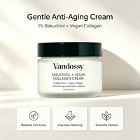 Crème pour le visage au bakuchiol, alternative végétalienne au rétinol, hydratant avec vitamine E, vitamine B5, huiles végétales, peau lisse, hydratée et éclatante