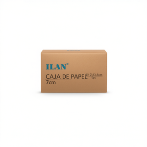 Scatola in Carta Kraft Ilan 7x12.5 Cm Pieghevole a Forma di Cuscino Confezione da 6 Pezzi - Product Image 1