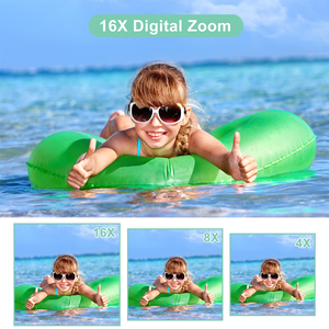 กล้องดิจิตอลสำหรับเด็ก พร้อมซูม 16 เท่า กล้องคอมแพค 1080P 44MP กล้องสำหรับเด็กสำหรับการถ่ายภาพระดับเริ่มต้น - Product Image 4