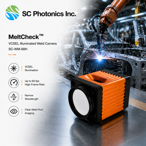 Caméra de soudage SC Photonics pour piscine de fusion avec interface HDMI, compatible zoom - Product Image 1